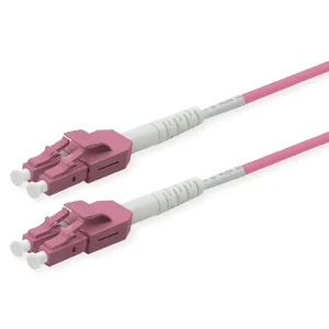 ROLINE LWL-Kabel duplex 50/125µm OM4, LC/LC, UNIBOOT, violett, 2 m