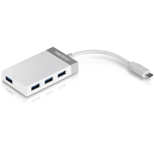 TRENDnet TUC-H4E 4-Port USB-C Mini Hub, Version v2.0R