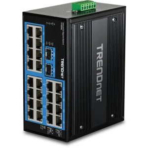 TRENDnet TI-G262 DIN-Rail Switch, 26-Port Industrial Gigabit