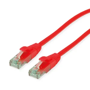 ROLINE RM Patchkabel Cat.6A UTP, rot, 1 m
