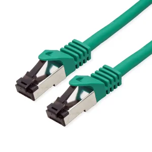 VALUE S/FTP-(PiMF-) Patchkabel Cat.8 (Class I), LSOH, Litzendraht, grün, 3 m