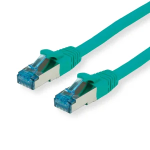 VALUE Patchkabel Cat.6A (Class EA) S/FTP (PiMF), LSOH, grün, 0,15 m