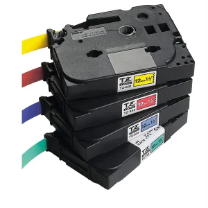 BROTHER TZe-131 Schriftband 12 mm laminiert farblos/schwarz