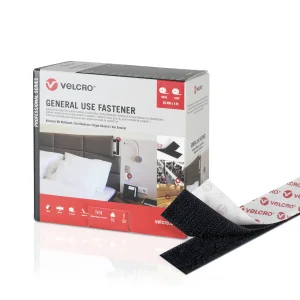VELCRO® General Use Fastener 5m Hakenband 5m Flauschband, Haken & Flausch 50mm schwarz