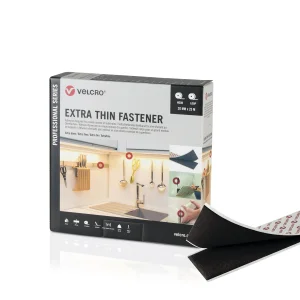 VELCRO® Extra Thin Fastener 25m Hakenband 25m Flauschband, Haken & Flausch 20mm schwarz