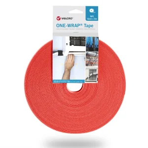 VELCRO® One Wrap® Band 50 mm breit, orange, 25 m