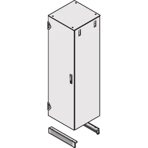 SCHROFF VARISTAR Sockel belüftet, 600 mm breit, RAL7021