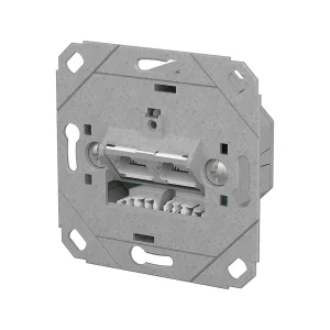 METZ CONNECT E-DAT C6A LSA++ Dose, 2 Port, UP0, metallisch