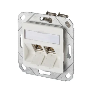 METZ CONNECT E-DAT modul 2 Port UPk Cat.6A, reinweiß