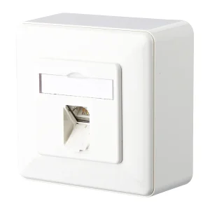 METZ CONNECT E-DAT C6 1 Port AP, reinweiß