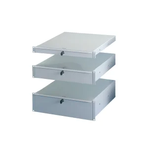 SCHROFF 19"-Schubfach - SCHUBFACH 19" 3HE RAL7035