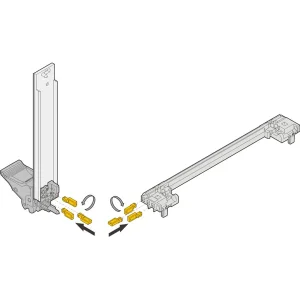 SCHROFF Codierkeile - CODIERKEILE RAL7035 100STK