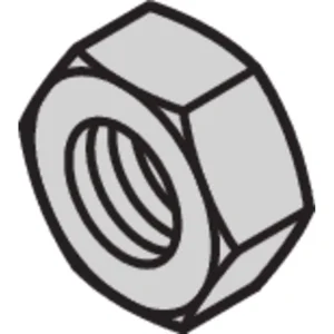 SCHROFF 6-Kantmutter - NTS 6KT.MUT.M2,5 DN934 100ST