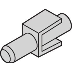 SCHROFF Fixierclip für Kunststoffgriff in Trapezform - NTS FIXIERCLIPS 100STK