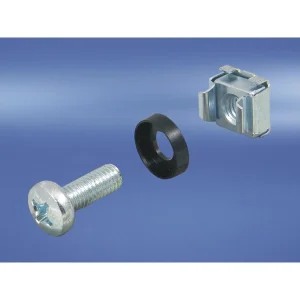 SCHROFF 19"-Befestigungssatz (Schraube, Scheibe, Mutter) - BEFESTIGUNGSSATZ M6 100STK