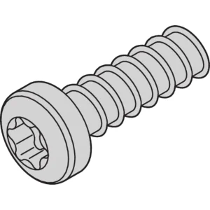 SCHROFF Linsenkopfschraube mit Torx - LIKOSCHR-TORX.2.5X7.3 100ST