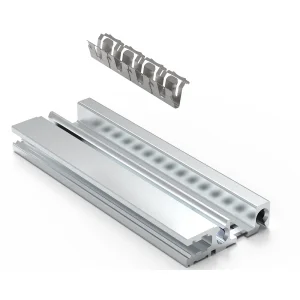 SCHROFF EMV-Dichtung (Stahl, rostfrei) zwischen Abdeckblech und Modulschiene - KONT.STR MS-ADBL 84TE 10STK