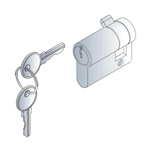 Schroff Profil Halbzylinder M.3SCHL.