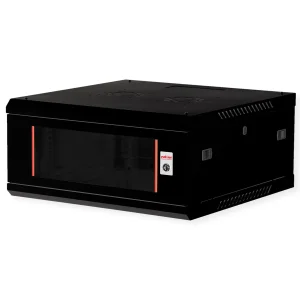 ROLINE 19-Zoll Wandgehäuse Basic Plus 4HE, 600x600 BxT schwarz