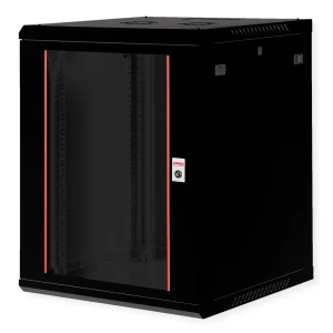 ROLINE 19-Zoll Wandgehäuse Basic Plus 15HE, 600x600 BxT schwarz