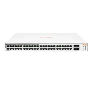 Hewlett Packard Enterprise Aruba Instant On 1830 48G 24p Class4 PoE 4SFP 370W Managed L2 Gigabit Ethernet (10/100/1000) Power over Ethernet (PoE) 1U