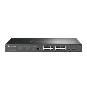 TP-Link Omada SG3218XP-M2 Netzwerk-Switch Managed L2+ 2.5G Ethernet (100/1000/2500) Power over Ethernet (PoE) 1U Schwarz