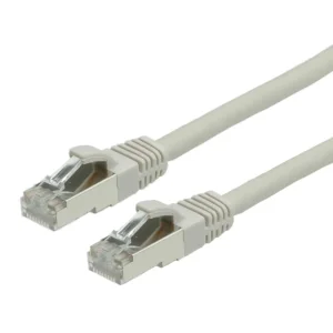 VALUE Patchkabel Cat.6 (Class E) S/FTP (PiMF), LSOH, grau, 3 m