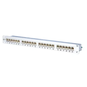 METZ CONNECT E-DAT C6 19"-Patchfeld 1HE, Cat.6 (Class E), 24 Ports