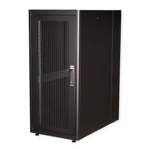 ROLINE 19-Zoll Serverschrank Basic 26 HE, 600x1000 BxT perforiert schwarz