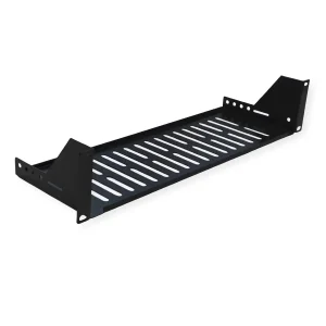 VALUE 19-Zoll-Geräteträger 2 HE, T: 150mm, max. 15 kg, U-Form, schwarz