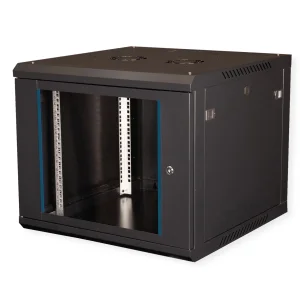 VALUE 19-Zoll Wandgehäuse 9HE, 600x600mm schwarz, Bausatz