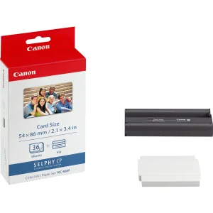 Canon KC-36IP Farbtinte + 54 x86 mm Papier, 36 Blatt
