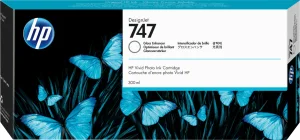 HP 747 Gloss Enhancer DesignJet Tintenpatrone, 300 ml