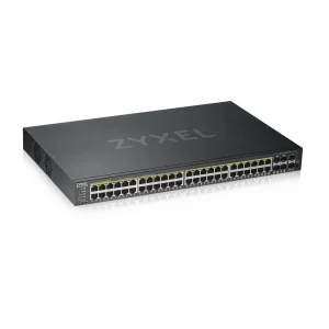 Zyxel GS1920-48HPV2 Managed Gigabit Ethernet (10/100/1000) Schwarz Power over Ethernet (PoE)