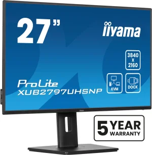 Iiyama 27 IPS LCD USB-C Dock Disp 96W Ch