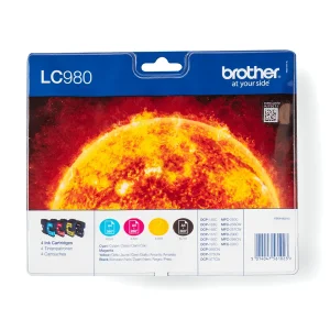 Brother LC980VALBP Druckerpatrone 4 Stück(e) Original Schwarz, Cyan, Magenta, Gelb