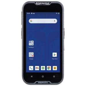 Datalogic Memor 11, Green Spot, 2D, 12,7cm (5''), GPS, Gun, USB-C, BT, WLAN, 4G, NFC, Android, Kit (USB), GMS, schwarz