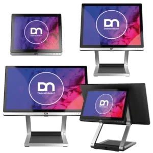 Diebold Nixdorf D1156, 39,6cm (15,6''), Projected Capacitive, Full HD, USB, USB-C, silber