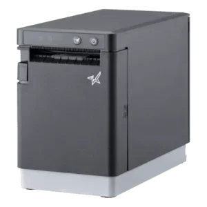 Star mC-Label2, CloudPRNT, 12 Punkte/mm (300dpi), Cutter, linerless, USB-C, Ethernet, schwarz