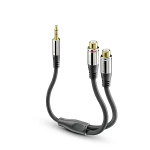 3.5mm auf 2x RCA Audio Adapterkabel 0.25m
