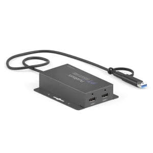 USB 3.2 Gen1 DisplayLink Konverter - Dual Screen 4K 60Hz HDMI