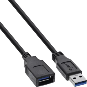 InLine® USB 3.2 Gen.1 Kabel, A Stecker / Buchse, 1,5m