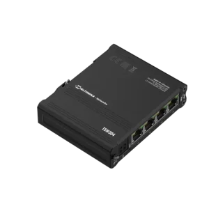 Teltonika · Switch · TSW304 · 4 Port Gigabit Industrial unmanaged Switch DIN RAIL