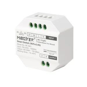 MiBoxer WL-SW1 LED Wifi Smart Plug 16A mit Messfunktion WiFi+2,4G