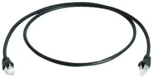 Telegärtner Patchkabel CAT6A, 0.25m, Schwarz, 500MHz, S-STP