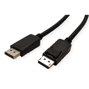 STANDARD DisplayPort Kabel, DP ST - ST, schwarz, 2 m