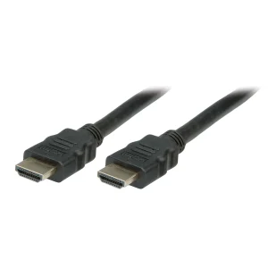 STANDARD HDMI Ultra HD Kabel mit Ethernet, ST/ST, schwarz, 1 m