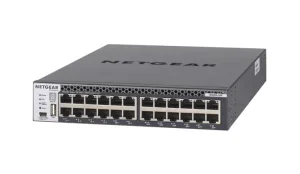 Netgear M4300-24X Managed L3 10G Ethernet (100/1000/10000) Schwarz 1U