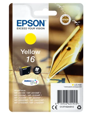 Epson Singlepack Yellow 16 DURABrite Ultra Ink