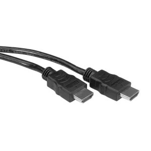 STANDARD HDMI High Speed Kabel mit Ethernet, schwarz, 5 m